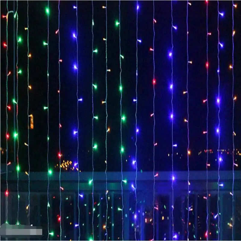 

3Mx1M 150LEDS led icicle curtains waterproof fairy lights Christmas lights wedding home garden party decoration lights