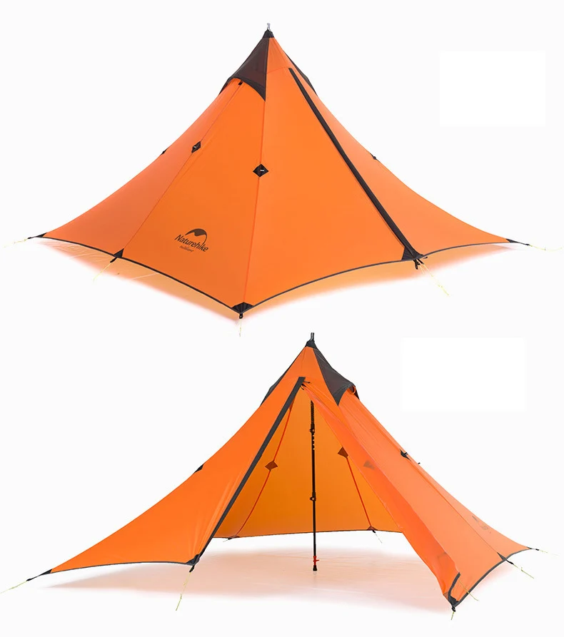 Naturehike Spire палатка для кемпинга 20D силиконовая нейлоновая палатка против сильного дождя на открытом воздухе альпинистская рыбалка пикника NH17T03-L