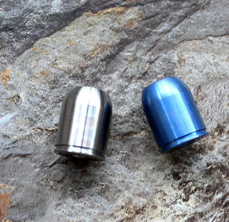 TC4 титановый сплав бусы на веревочке металлические подвески череп для Паракорда