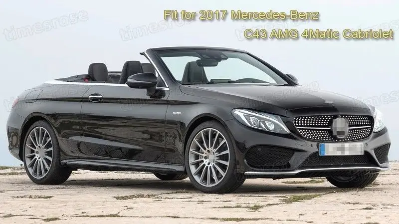 Автомобиль крыло брызговики брызговик для Mercedes Benz C43 AMG Кабриолет черный спереди