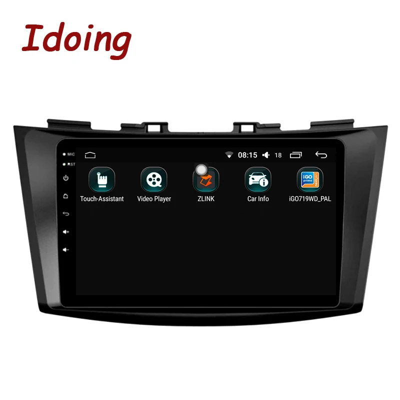 Idoing 9 "4G + 64G 2.5D ips экран Восьмиядерный автомобильный Android8.0 радио плеер подходит