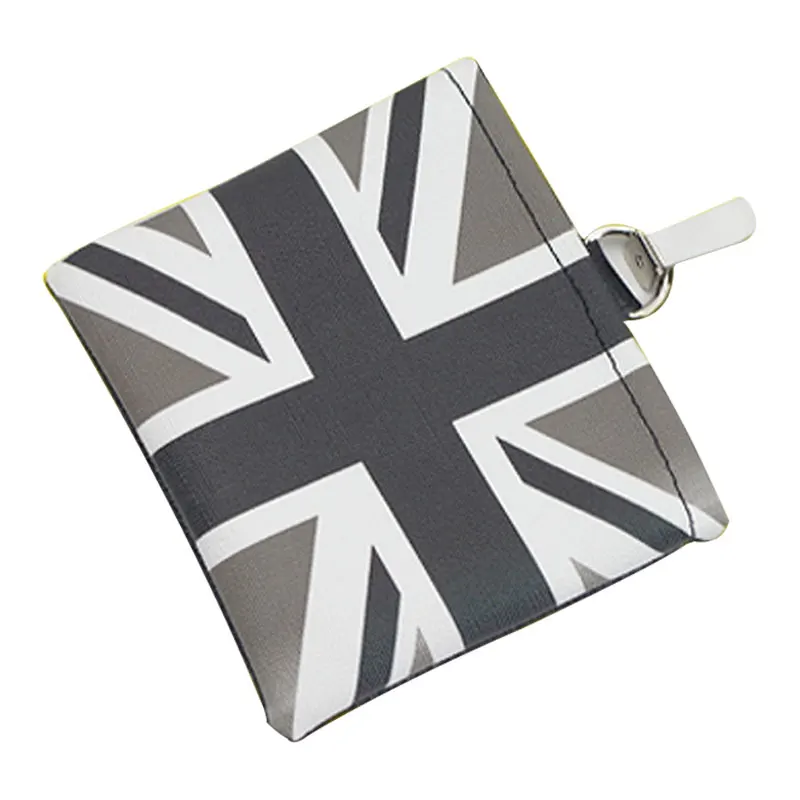 KJAUTOMAX для Mini Cooper all Mole подвесная сумка для автомобильного кресла Checker GreyJack UnionJack кожа - Название цвета: GreyJack