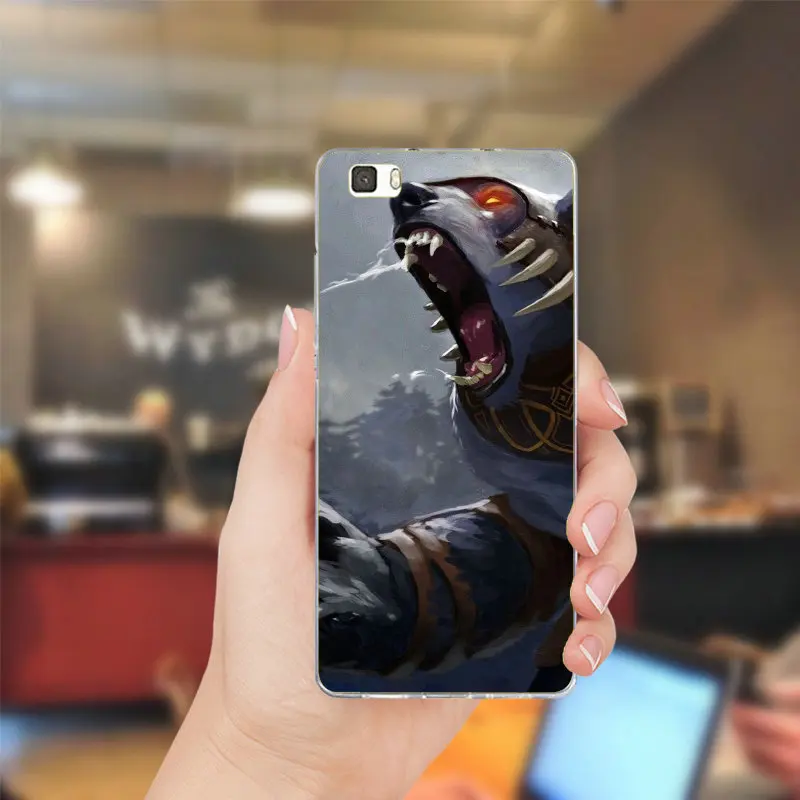 Горячие игры Dota 2 Дизайн Мягкий ТПУ случаи мобильного телефона чехол для Huawei P8 P9 P10