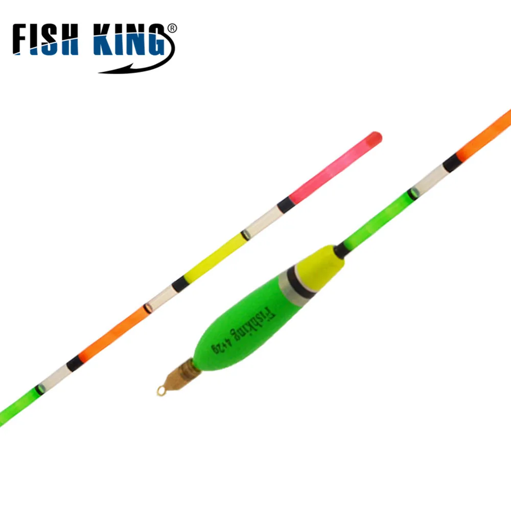 FISH KING 5 шт./лот 3 + 2 г 4 6 смешанных цветов Баргузинский пихт поплавок вертикальная