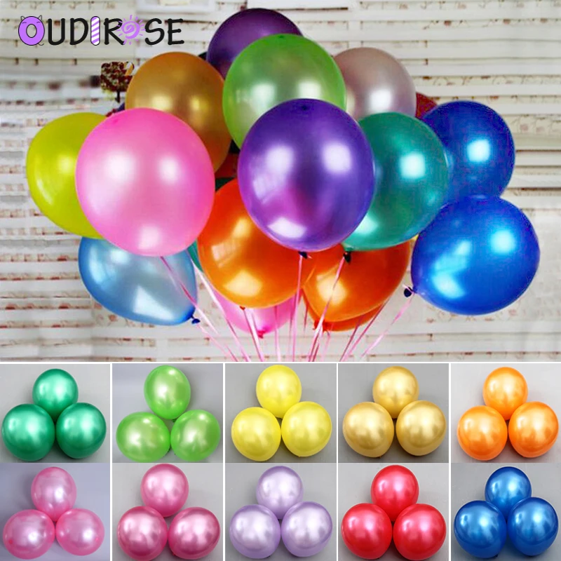 OUDIROSE 100 шт 12 дюймов 2,8g толстый воздушный шар латекса День рождения украшения для детских игрушек Baby Shower свадебные принадлежности для вечеринки шары