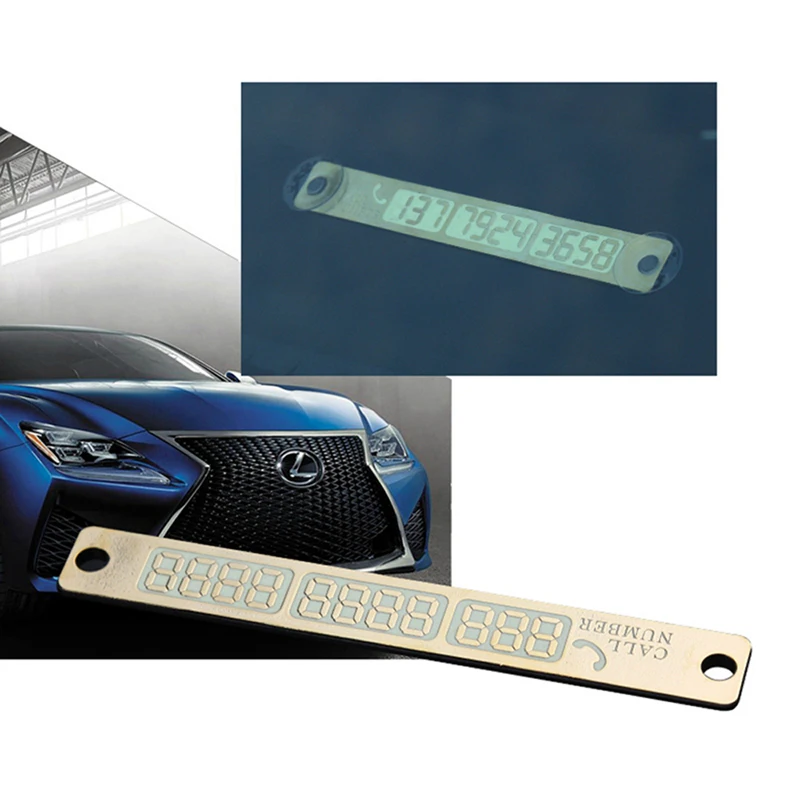 15x2cm temporary parking card with luminous for Suzuki SX4 SWIFT Alto Liane Grand Vitara Jimny SCross/SEAT Ibiza | Автомобили и