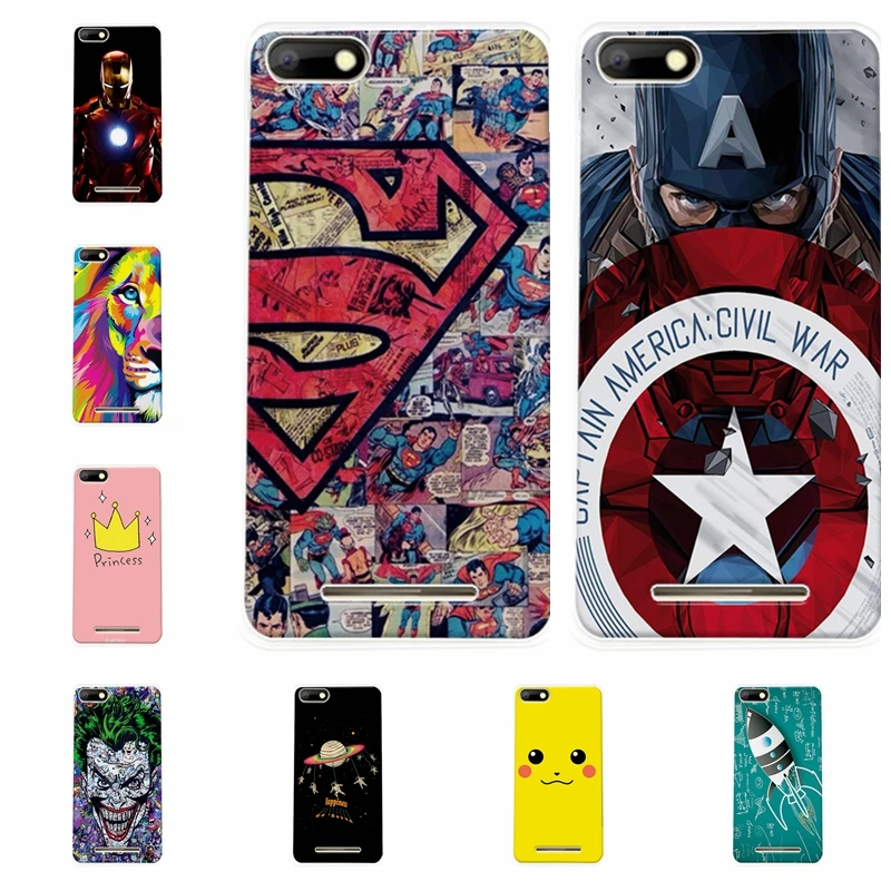 Captain America Phone Case For BQ Strike 5020 Funda Ample Cute Soft Silicone Back Cover BQS-5020 BQS |