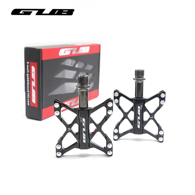 

Велосипедные педали GUB GC009 MTB BMX с 3 подшипниками, 240 г/пара, оси CNC AL6061 + Cr-Mo, бесплатная доставка
