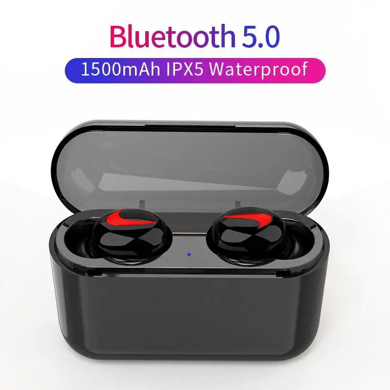 Беспроводные наушники TWS с Bluetooth V5.0 спортивные HBQ Q32 3D стереогарнитура микрофоном