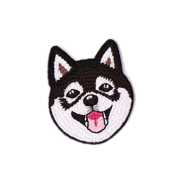 Cute Dog 01 Милый Шиба Мопс Железный На Патчи Набор для детской одежды футболка Diy Мода украшения мультфильм животных вышивка аппликация - Цвет: Cute Dog 01