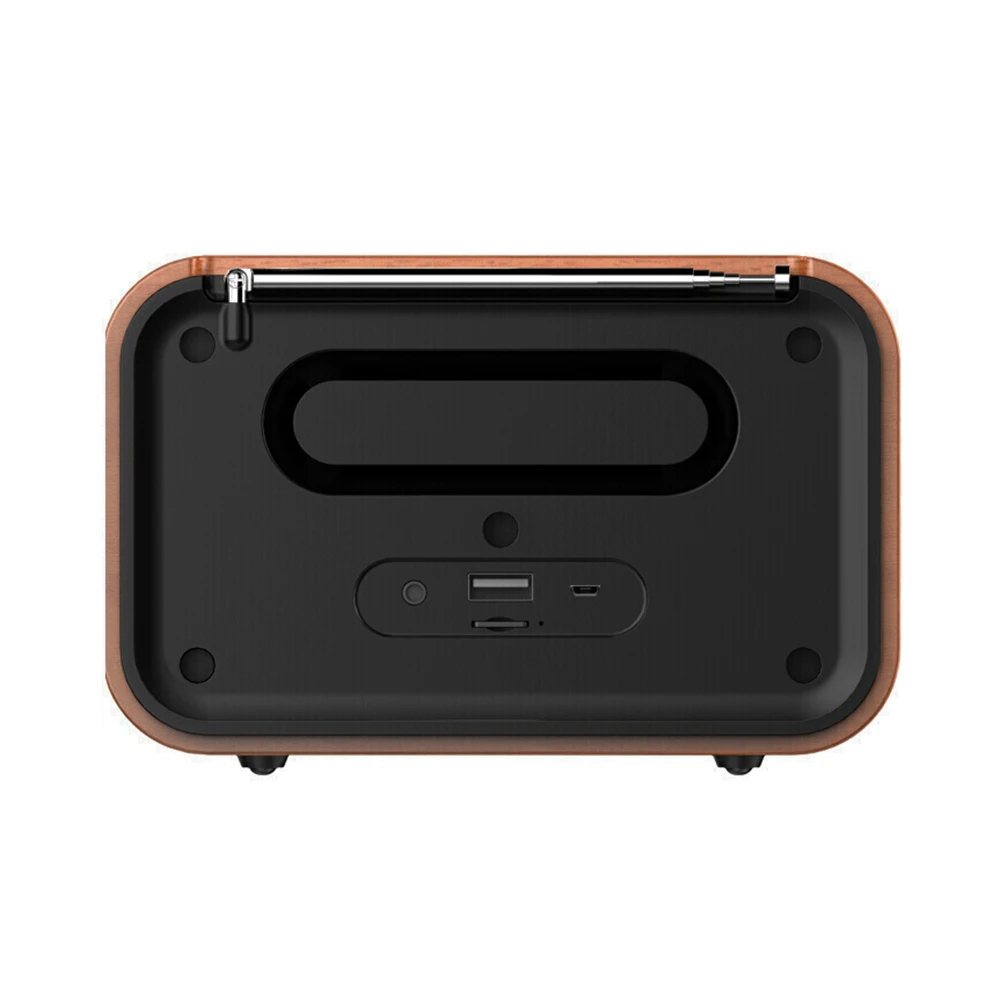 Ретро Радио книжная полка Bluetooth динамик открытый портативный сабвуфер двойные колонки сабвуфер FM радио TF карта AUX U диск музыка