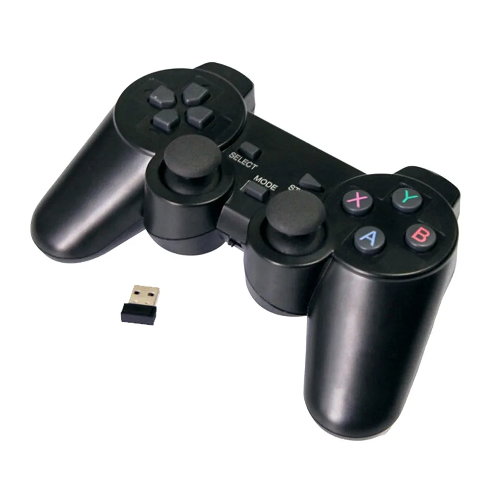 Rovtop 2,4G беспроводной геймпад пк для PS3 tv Box джойстик 2,4G джойстик игровой контроллер пульт дистанционного управления для Xiaomi Android