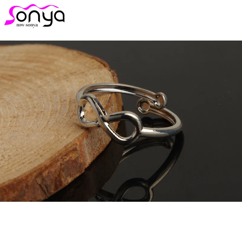 2 шт./лот оптовая продажа модное кольцо брендовый дизайн счастливый номер 8 футов