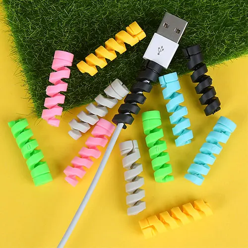 30 pcs 30 шт. устройство для сматывания кабеля USB протектор для кабеля наушников зарядный кабель для iphone 5/5/6/7/8/X для Huawi samsung защита кабеля - Цвет: 30 pcs