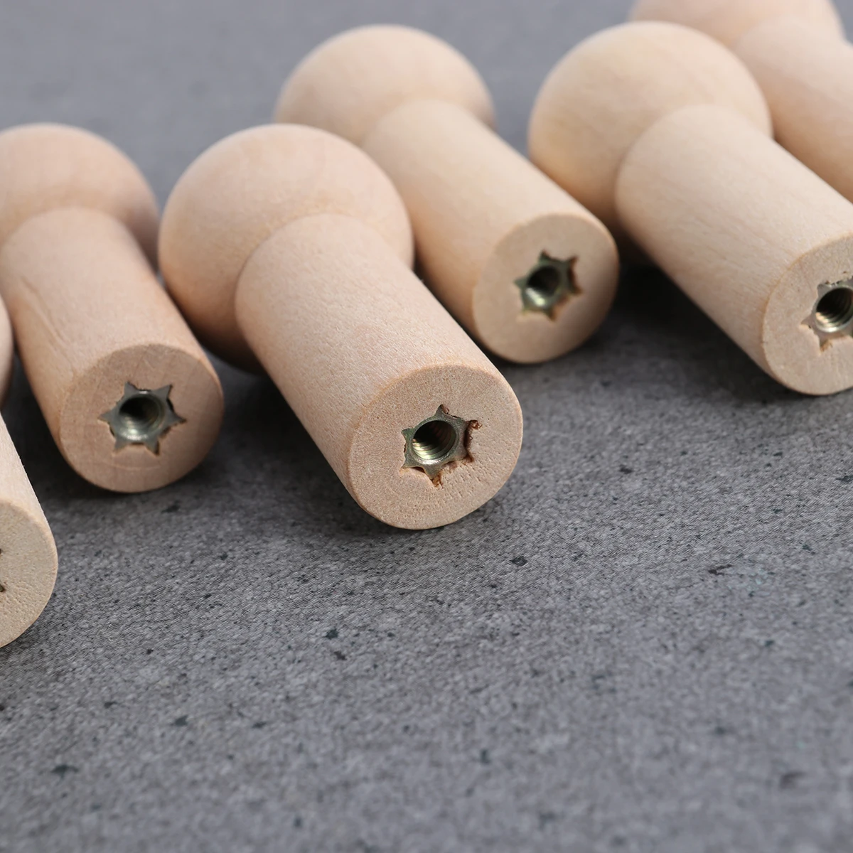 25pcs Wooden Wall Hook Accessories Wood Clothing Hooks Shaker Pegs For Kids Room Livingroom Home Decoration | Дом и сад
