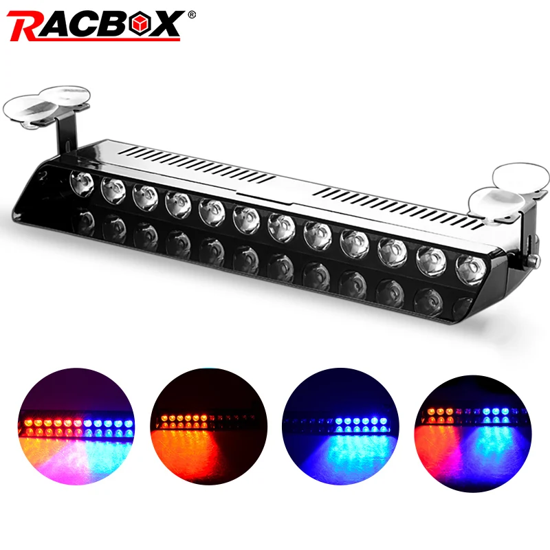 12 проблесковая DRL красно синяя аварийная мигалка Даш Предупреждение полицейский