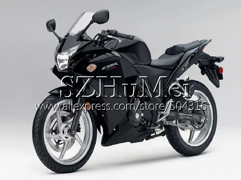 No. 19 Matte black Литые изделия для Honda CBR250R MC41, возрастом 11, 12, 13, 14, 15, CBR250 R 117SH. 18 CBR 250R 250 R Красный Белый Горячая 2011 2012 2013 обтекатели - Цвет: No. 19 Matte black