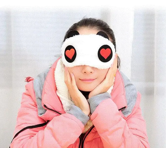 

Relaxing Cooling Or Heat Panda Sleeping Eye Sleep Masks Deep Sleep Silk Gel Shade Eyepatch Eye Mask