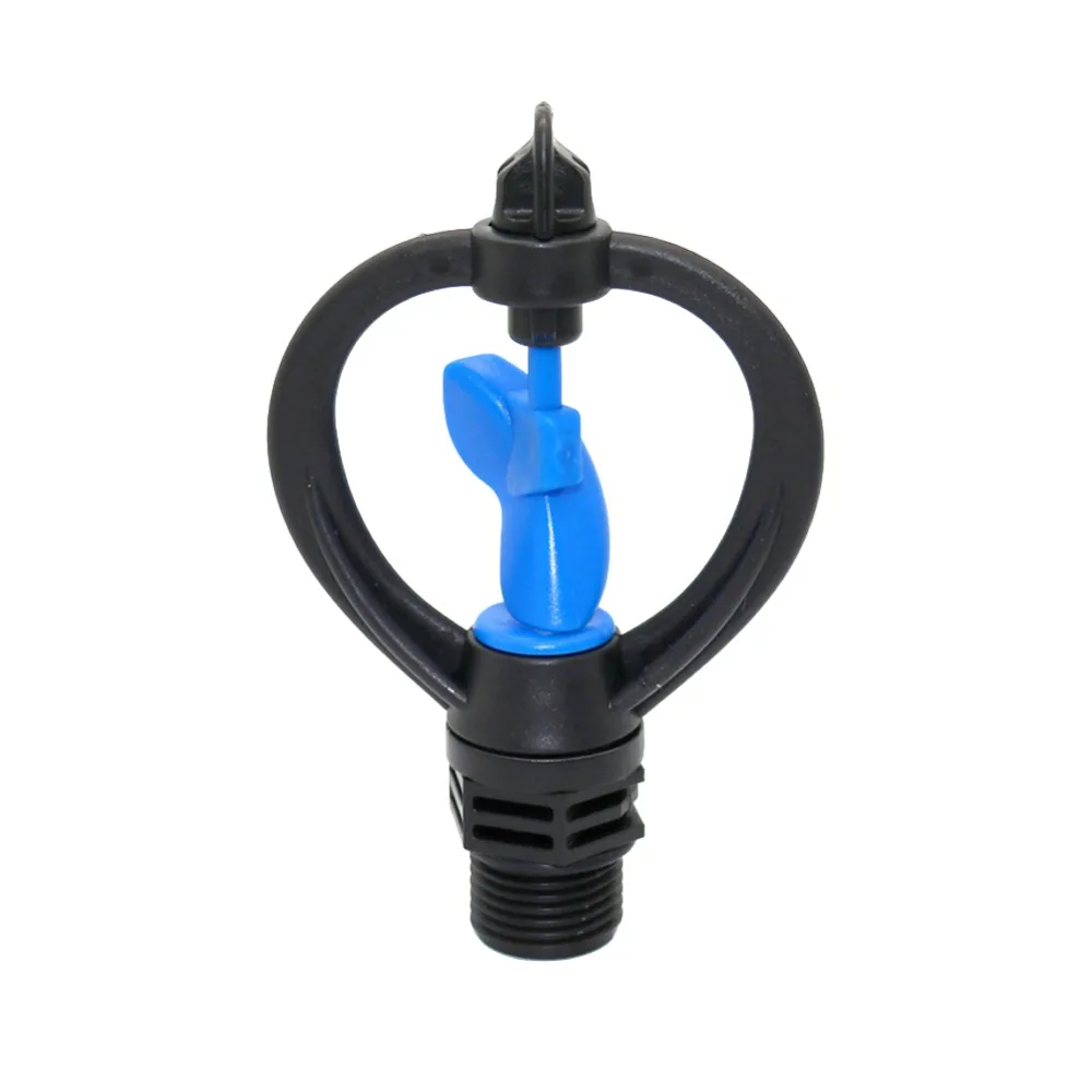 

Irrigation Plastic Rotary Sprinkler with 1/2 Inch Male Thread Agriculture Water Sprinkler Gardening tools and equipment 1 Pc