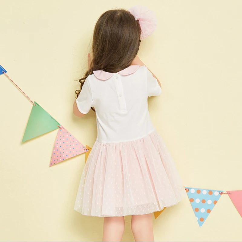 Baby Girls Summer Dress 2018 Mesh Cute Princess dresses for children Kids Clothes Dresses | Детская одежда и обувь