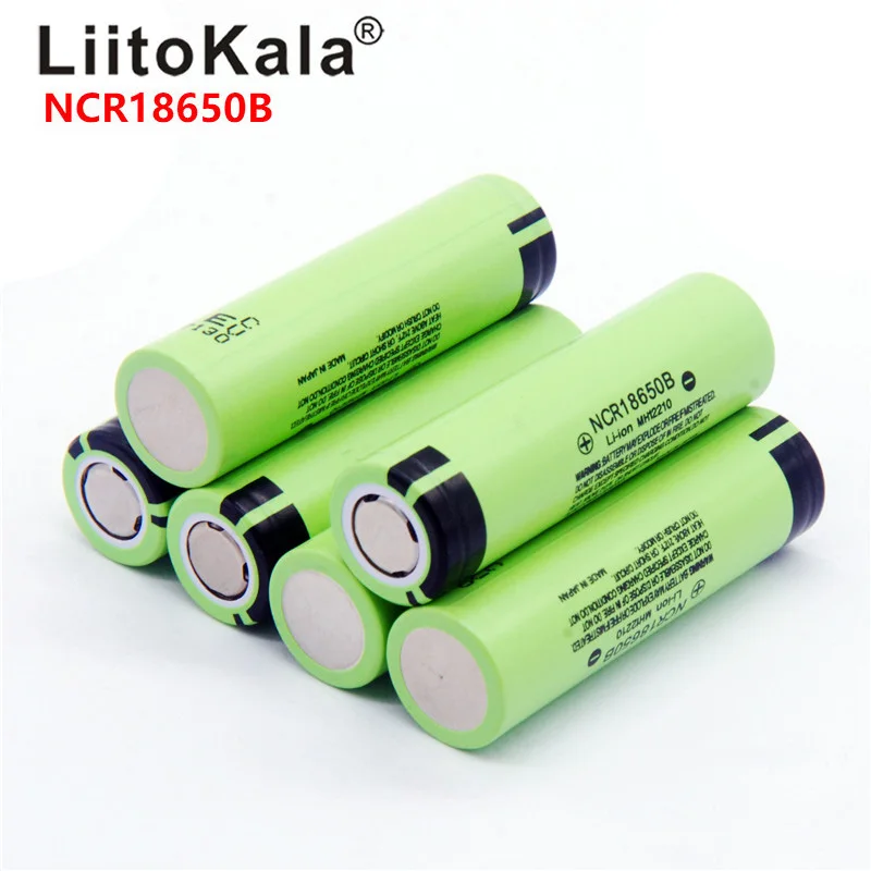 Оригинальная liitokala 3 7 V 18650 батарея NCR18650B 3400mah аккумуляторная литиевая для