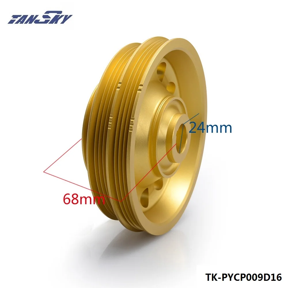 Алюминиевый светильник шкив для Honda Civic 92 95|crank pulley|aluminum crank pulleyhonda civic pulley |