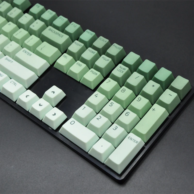 Натуральный keycap pbt красящая лента для возгонки механическая клавиатура колпачка.