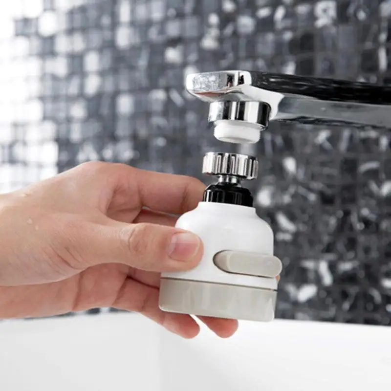 

360 Degree Rotatable Kitchen Stainless Steel Faucet Kitchen Bathroom Filter Nozzle Kitchen and Bathroom Tap Connector