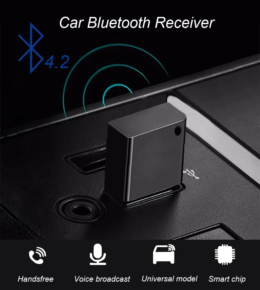 Беспроводной автомобильный mp3 плеер JINSERTA с Bluetooth 4 0 музыкальный приемник USB аудио