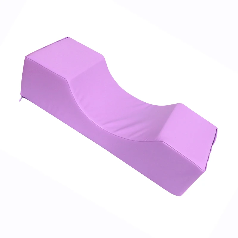 PU Purple 7 цветов, удлиняющая полка для подушки, фланелевая искусственная прививка, подушка для ресниц, инструменты для макияжа, подушка для ресниц, OEM - Цвет: PU Purple