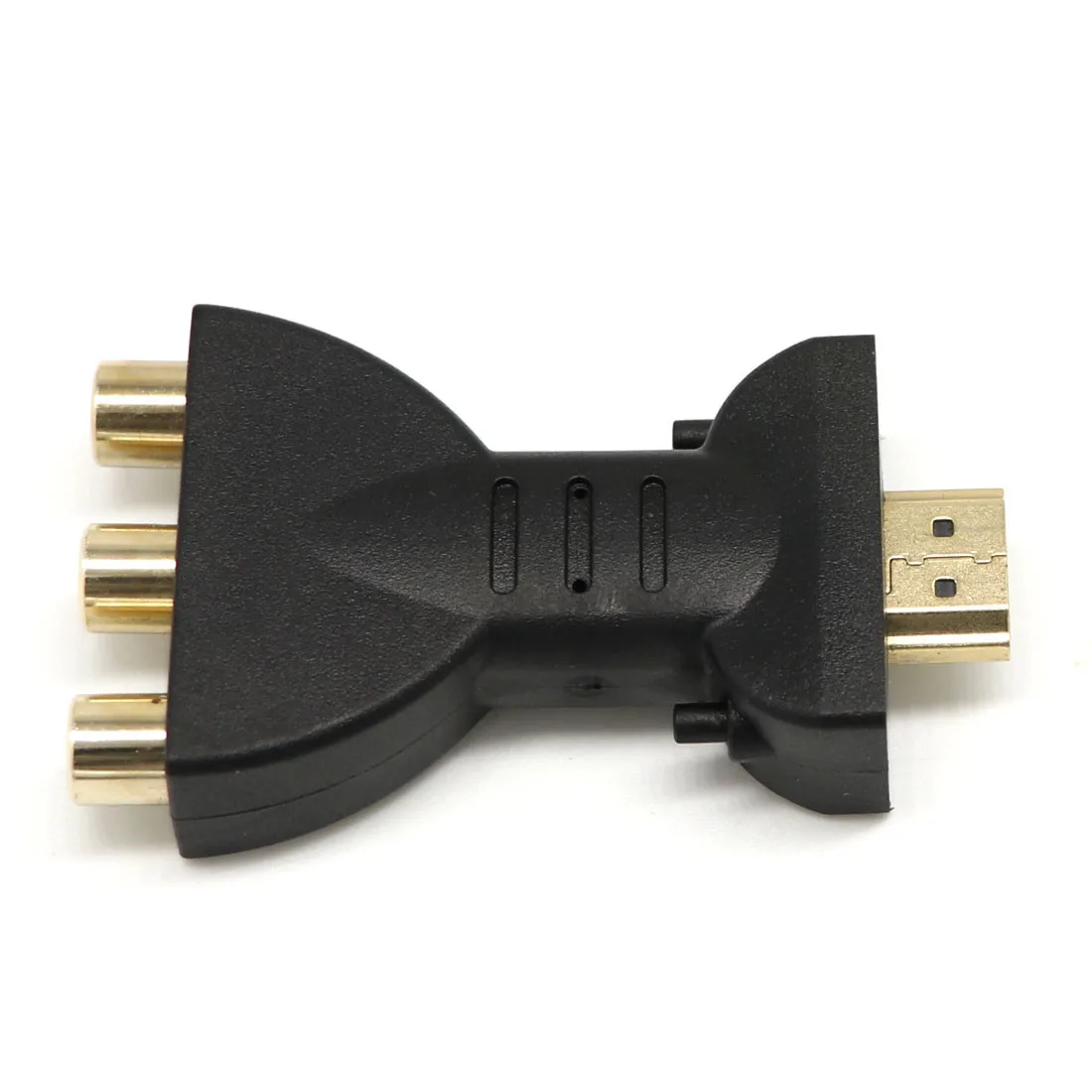 Позолоченный HDMI в 3 RGB RCA видео конвертер высокого качества аудио адаптер AV