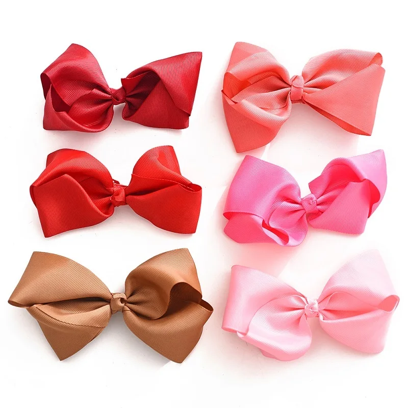 M MISM 6 Inch 20pcs/sets Fashion Hairpins Colors Children Big Bowknot Girls Hair Accessories Cintillos Ninas Diademas Para Mujer | Детская