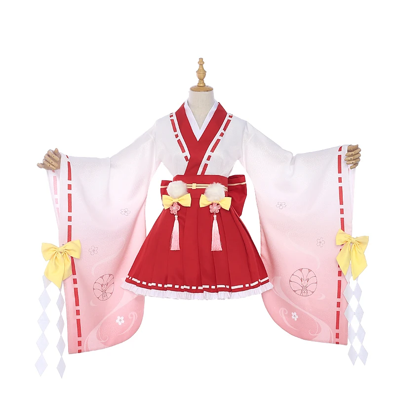 Карточка Captor Sakura Tomoyo Daidouji Kinomoto платье кимоно Хэллоуин Косплей Костюм Униформа S M