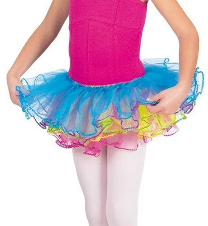 Лидер продаж радужная танцевальная юбка пачка с блестками 5 слоев тюля|dance tutu