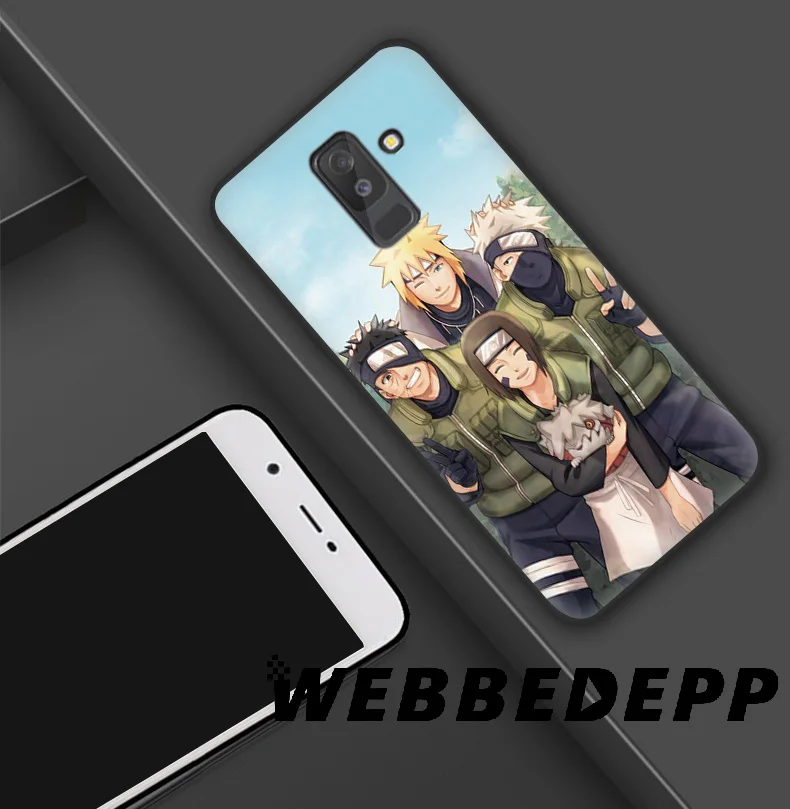 WEBBEDEPP Naruto Anime Soft Silicone Case for Samsung Galaxy A9 A8 A7 A6 Plus 2018 A5 A3 2017 2016 Note 9 8 |