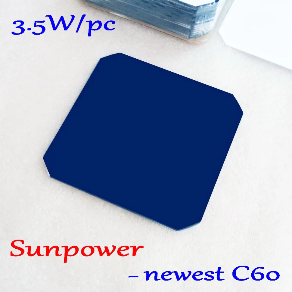 Sunpower flexible solar cell 24% high-efficiency monocrystalline solar panel cells 10pcs+extra 10pcs anti-static finger cots