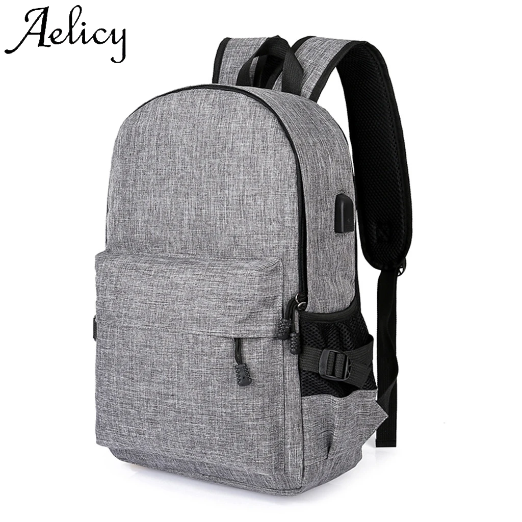 Aelicy мужской деловой повседневный рюкзак для ноутбука Студенческая сумка