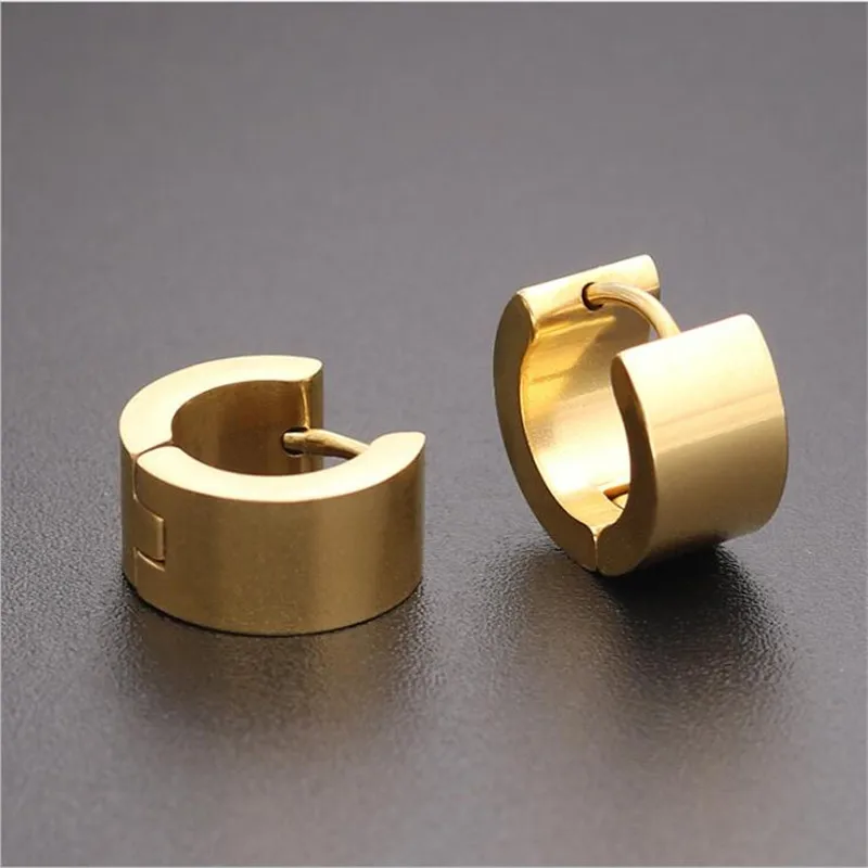 

316L Stainless Steel Gold Vacuum Plating No Fade Anti-allergy 7mm*9mm