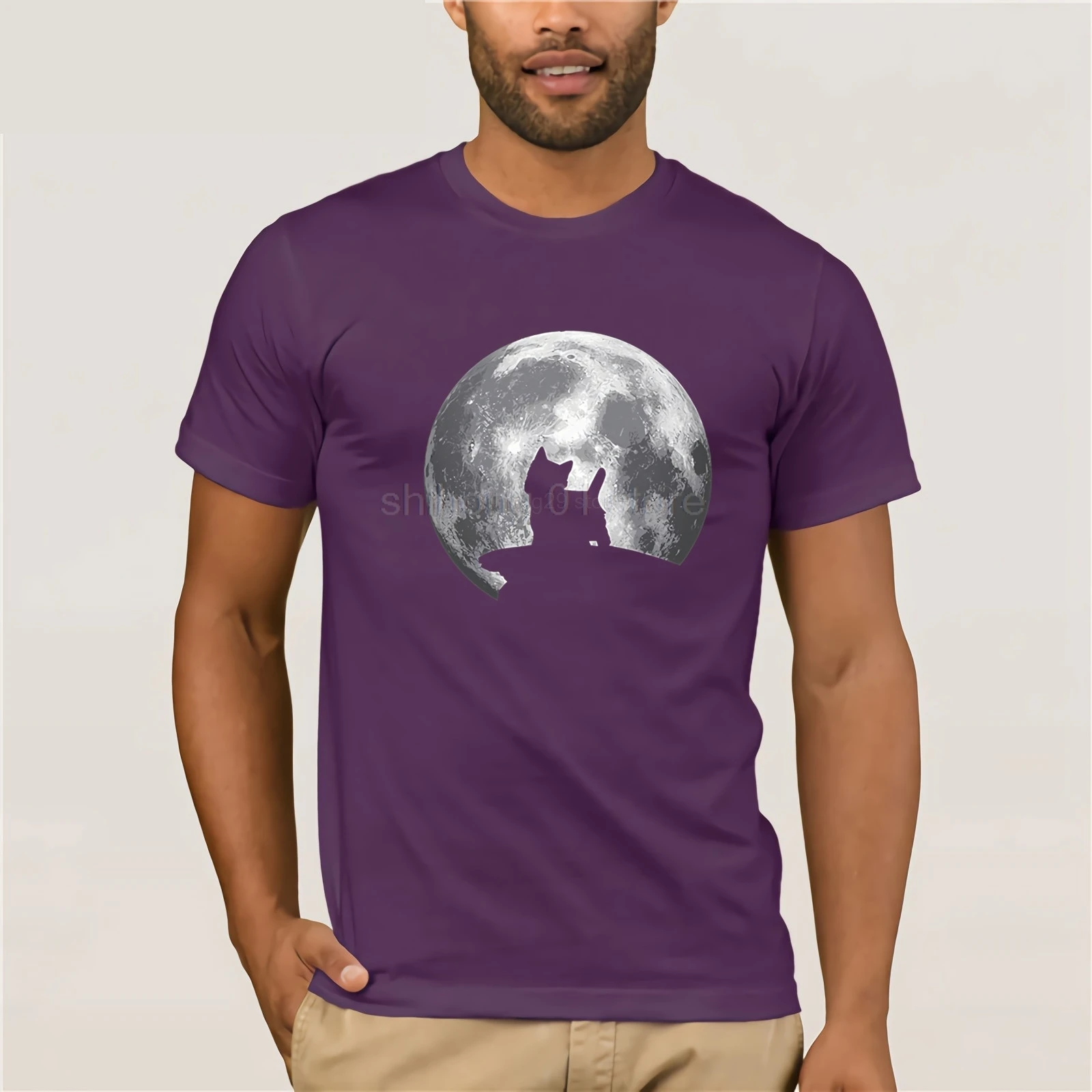 Новейшая хлопковая Удобная футболка с круглым вырезом собакой West Highland Terrier