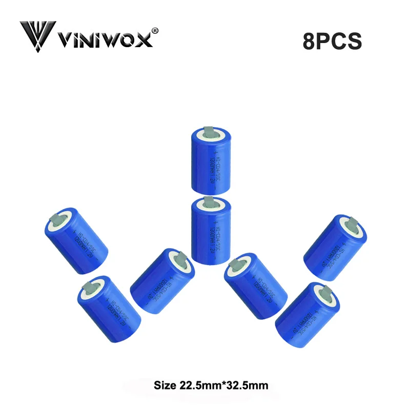 1200mAh Новый Ni CD 4/5SC 1 2 V аккумуляторные батареи для электрической игрушка фонарик