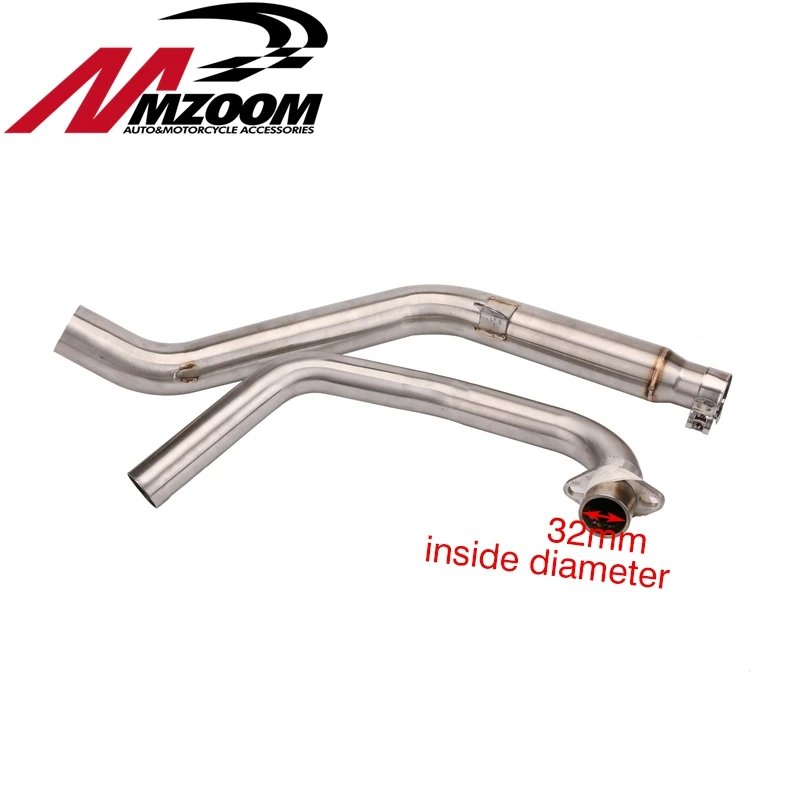 Free shipping Motorcycle Stainless Steel Central Exhaust Muffler Connection Pipe for honda cb190f | Автомобили и мотоциклы
