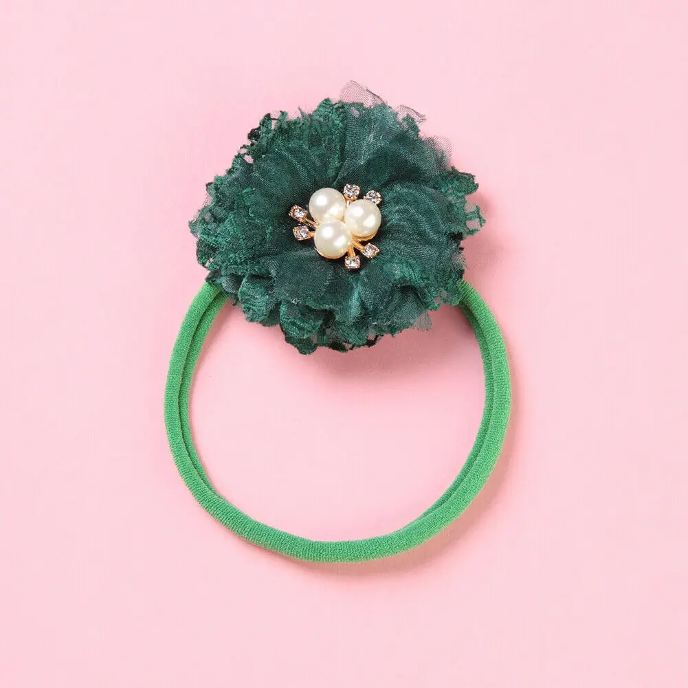 1pcs Kids Girl Baby Crystal Hair Ring Rope Ponytail Holder Elastic Colorful Band Newborn Accessories 2019 | Детская одежда и обувь