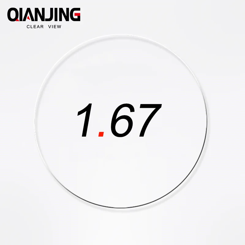 Асферические Линзы для очков QANJING индекс 1 67 при близорукости пресбиопии