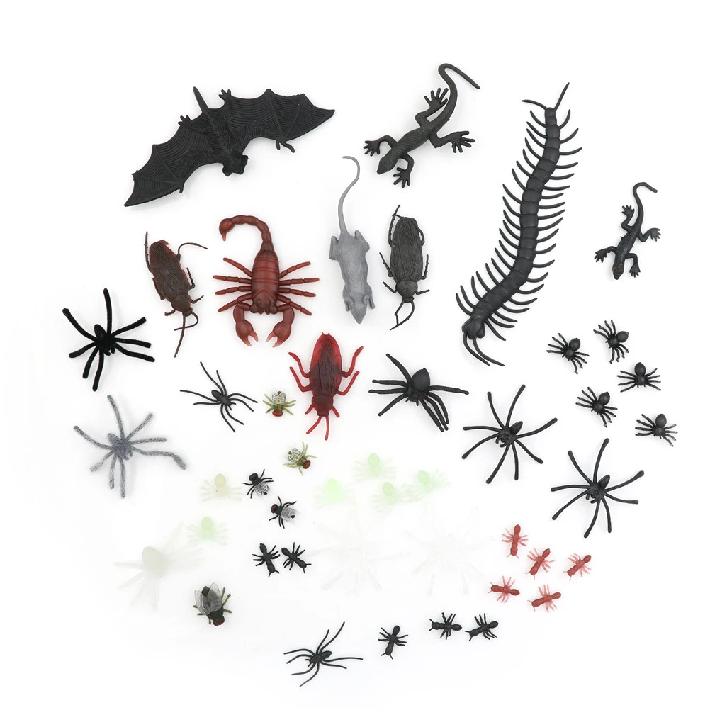 44 шт./компл. смешанные насекомое рептилия Скорпион мышь Модель Новинка игрушка