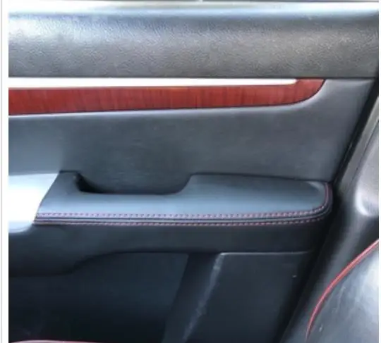 Для Hyundai Santafe 2006 2007 2012 микрофибра кожа двери автомобиля подлокотник панель