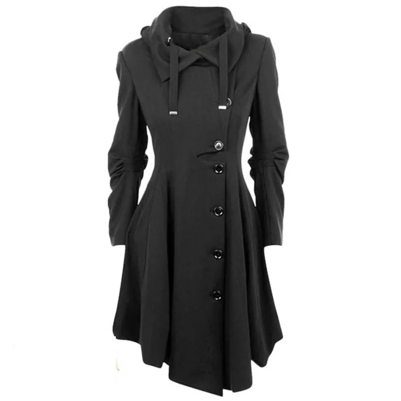 2017 autumn and winter fashion new women's Europe the United States hot sales irregular hem double-sided fabric coat | Женская