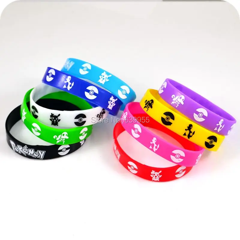 Силиконовый браслет на запястье с принтом Pokemon Go Team|jewelry gift case|jewelry boxes free shippingjewelry