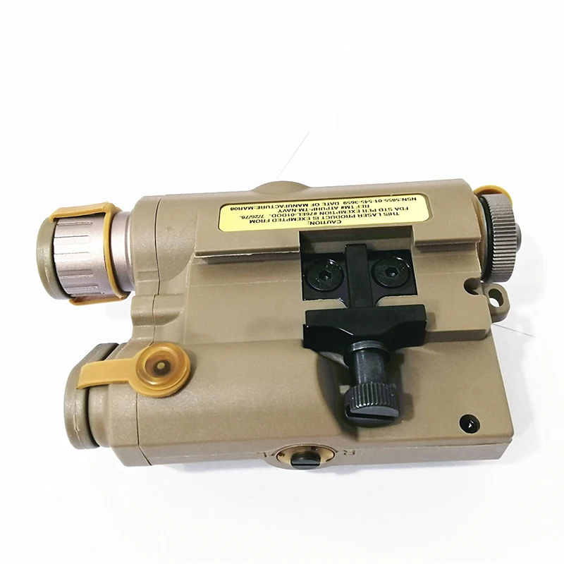 FIRECLUB Тактический военный страйкбол AN/PEQ-15 чехол с батареей лазер Красная точка лазер с белым светодиодный фонарик и ИК-объектив(загар) tb0067