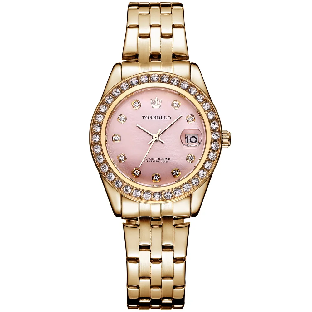 Часы torbolo женские модные водонепроницаемые с оригинальной коробкой|clock fashion|clock