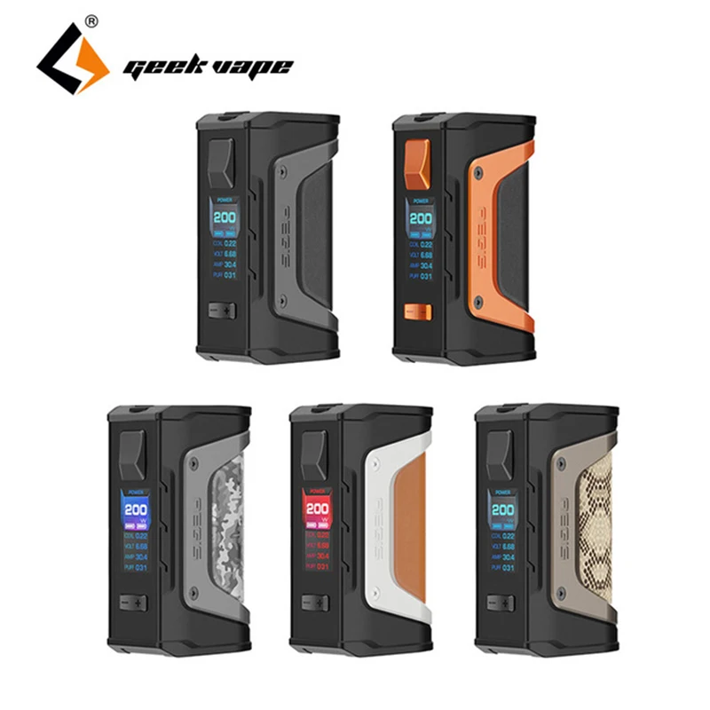 Оригинальная электронная сигарета Geekvape Aegis Legend 200 Вт TC Geek с двумя аккумуляторами